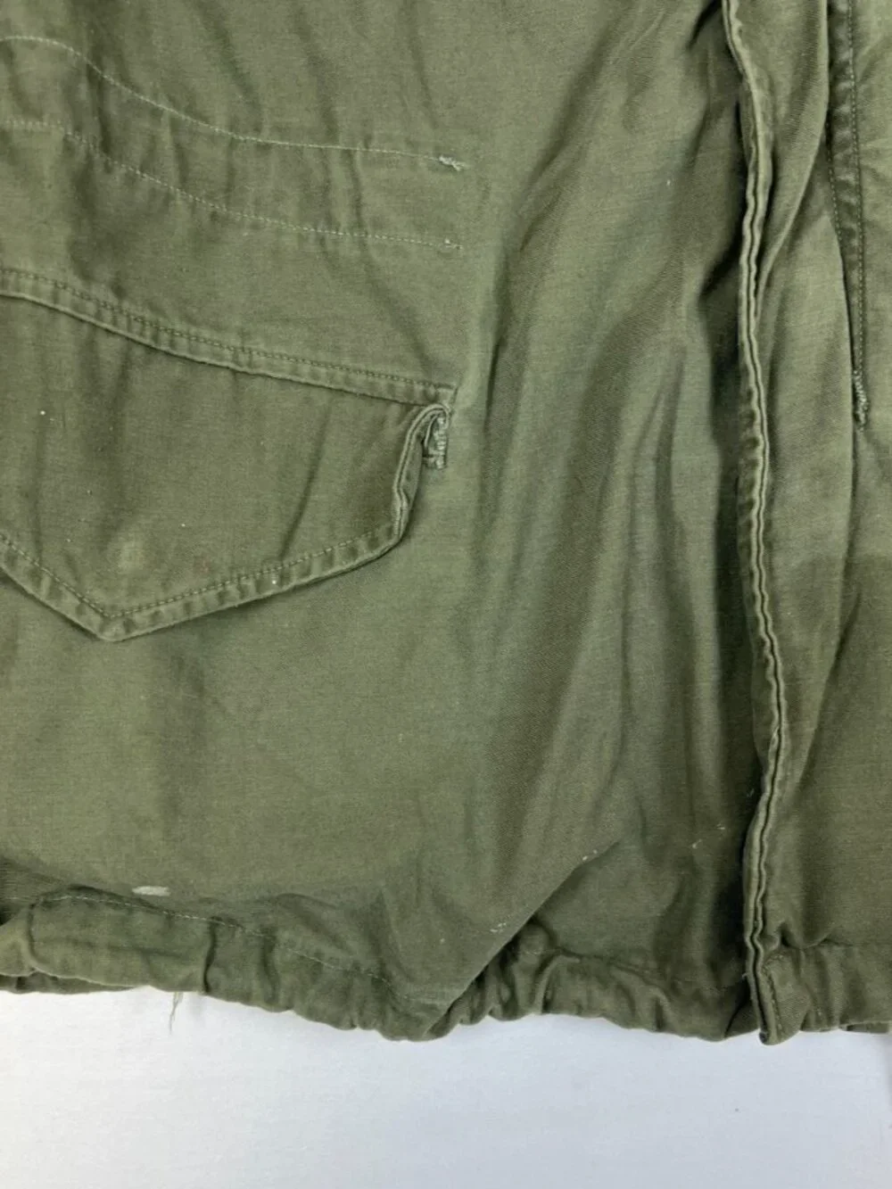 Vintage US Army M-65 Field Jacket S-Regular OG-107 Cold Weather Coat 1967 - Picture 7 of 16